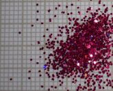 Glitter holográfico hexagonal magenta 0.015
