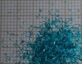 Glitter matte filete teal