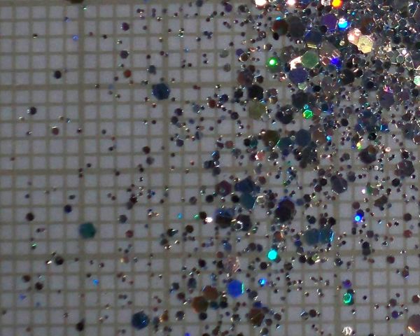 Glitter holográfico mix prata