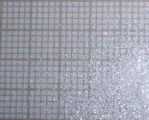 Glitter matte hexagonal branco 0.008